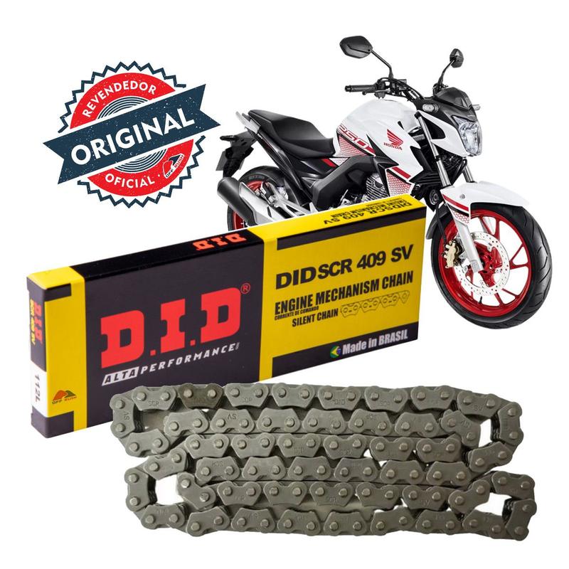 Corrente de Comando DID Cb 250f Twister 2018 a 2023 409SV-102LE